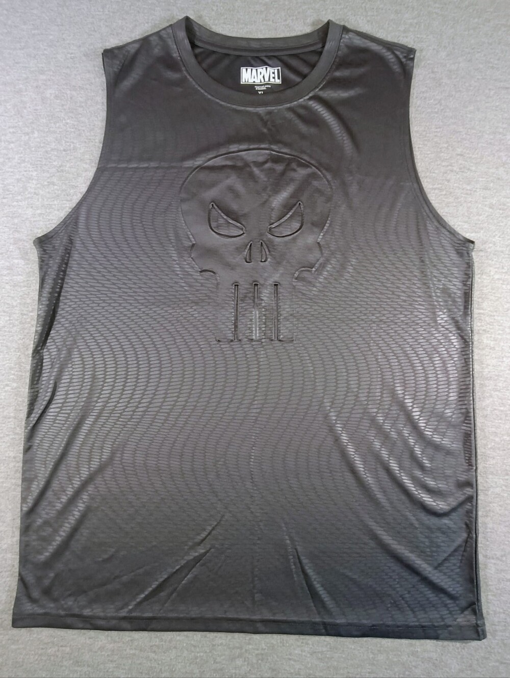Marvel Mens Size XL Compression Tank The Punisher